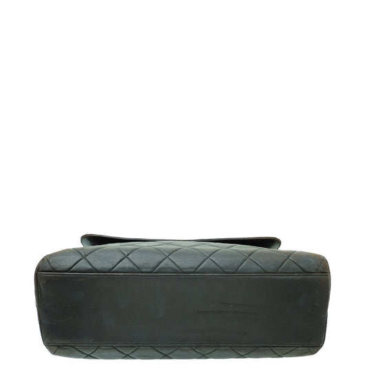 Chanel Black Vintage CC Kelly Top Handle Bag