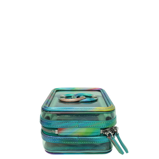 Chanel Multicolor CC Filigree Vertical PVC Vanity Case