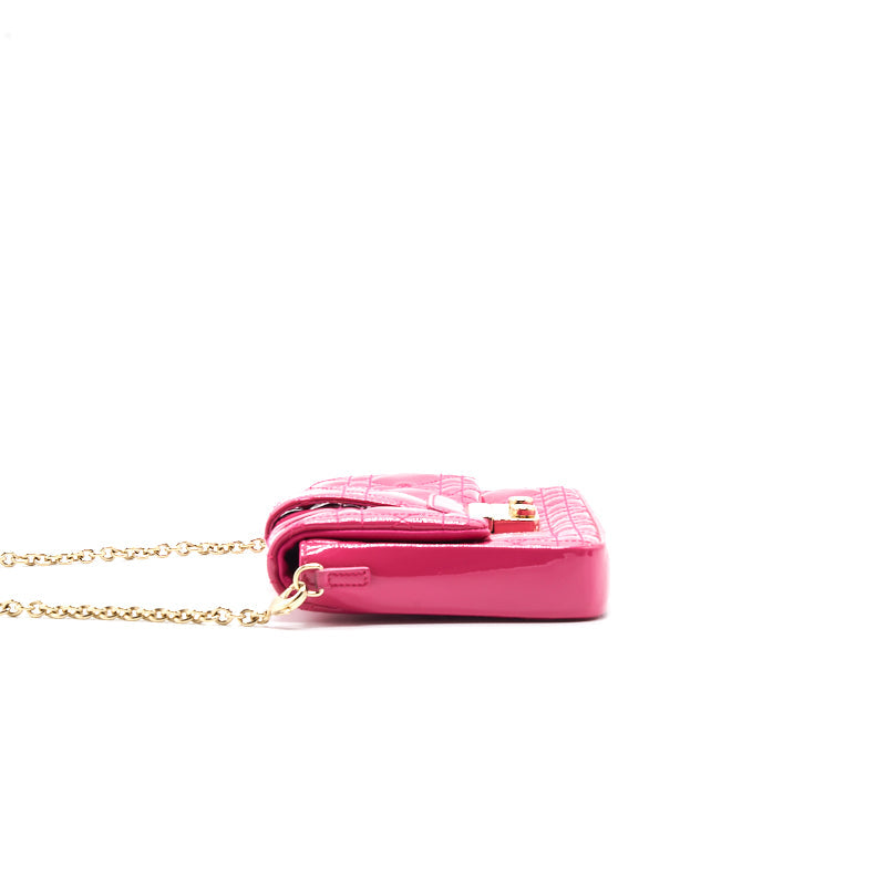 Luxury Dior Patent Leather Miss Luxury Dior Mini Chain Bag