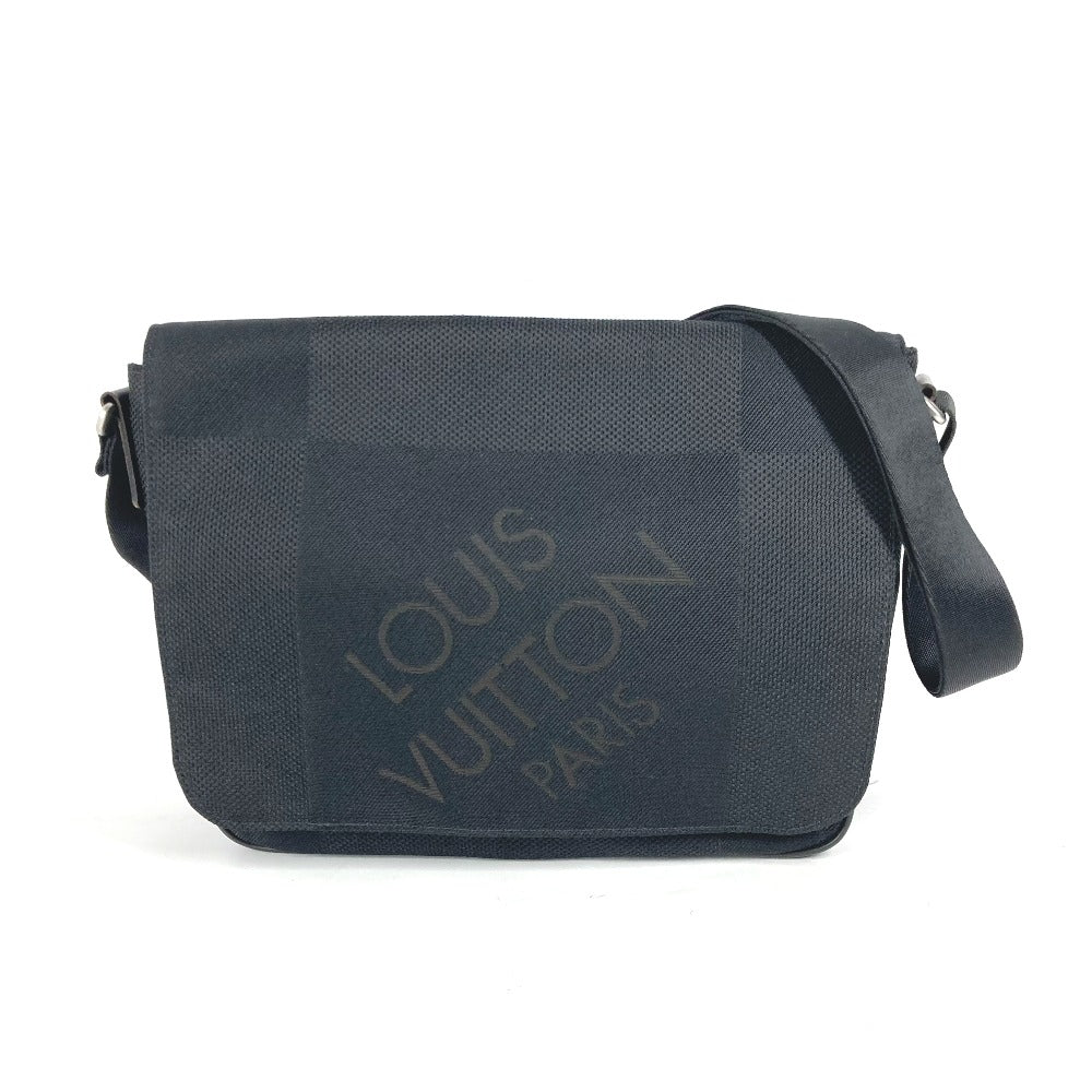 LOUIS VUITTON Shoulder Bag M93225 Damier Jean Canvas black Damier Jean Messager NM mens