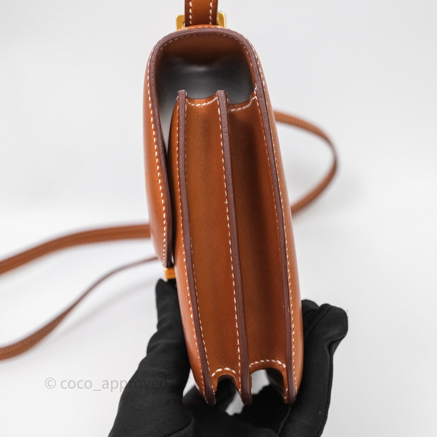 Hermès Constance Mini Smooth Barenia Leather Gold Hardware