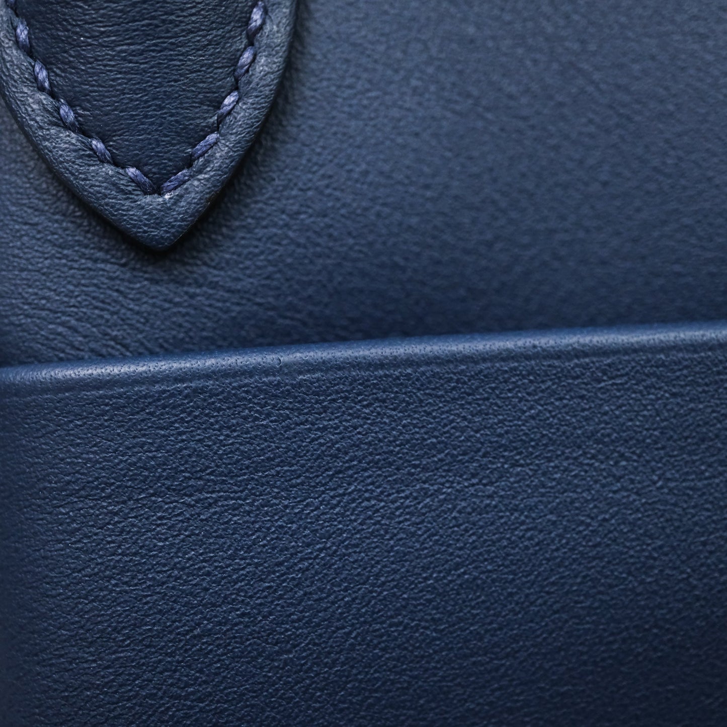 Hermès Mini Lindy II 20 Bleu Navy 7U / Rouge Grenat K1 Swift Palladium Hardware