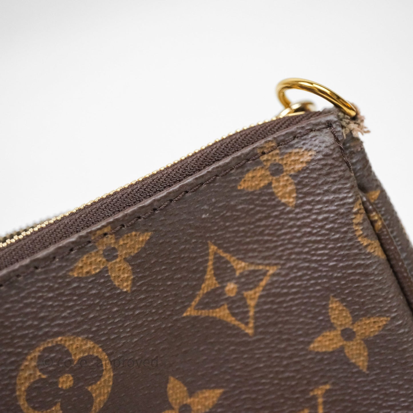 Louis Vuitton Multi Pochette Accessories Khaki Monogram Canvas