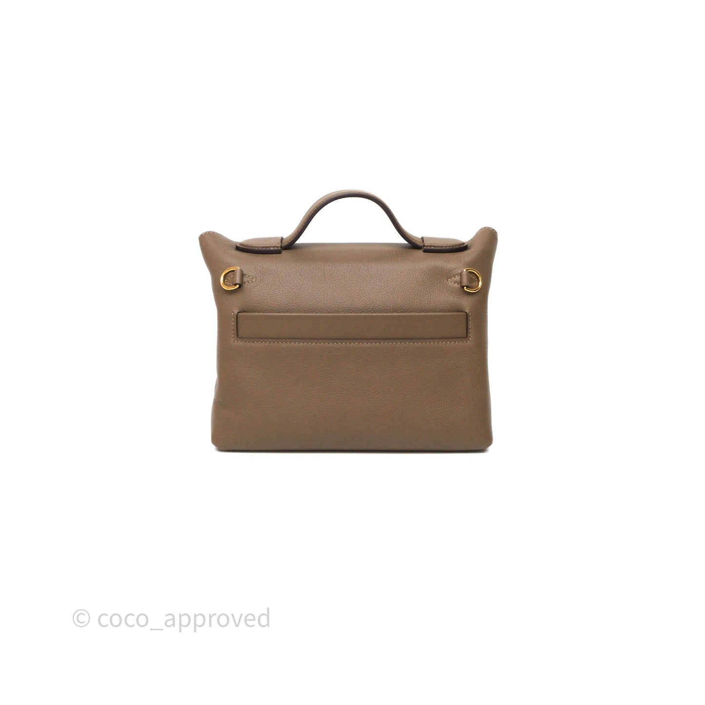 Hermès 24/24 21 Mini Etoupe 18 Evercolor/Swift Gold Hardware