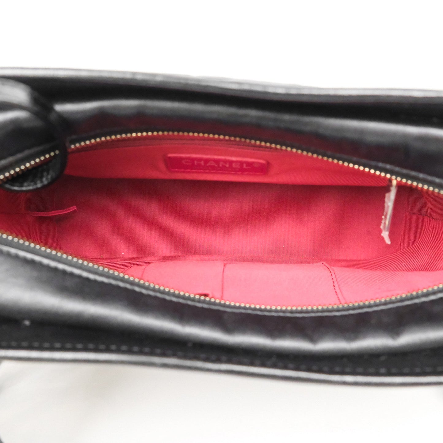 Chanel New Medium Gabrielle Hobo Quilted Black Aged Calfskin