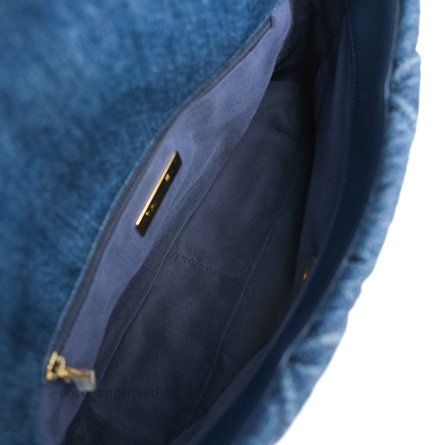Chanel 19 Medium Dark Denim Mixed Hardware