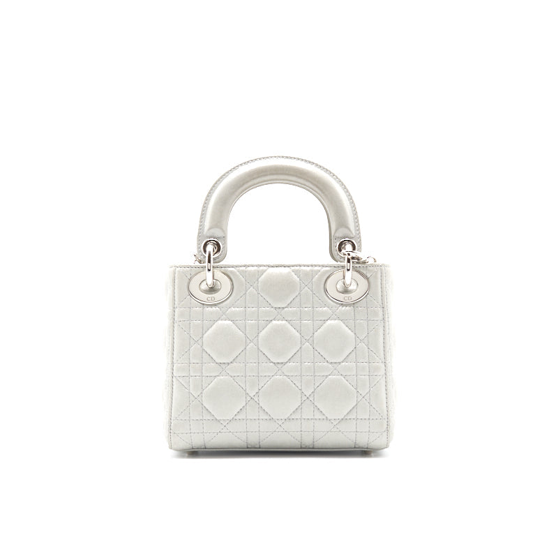 Luxury Dior Light Grey Mini Lady Luxury Dior Tote