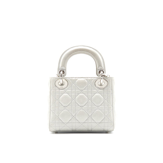 Luxury Dior Light Grey Mini Lady Luxury Dior Tote