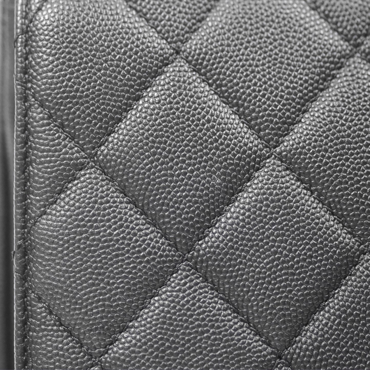 Chanel Quilted Large Business Affinity Flap Black Caviar Gold Hardware