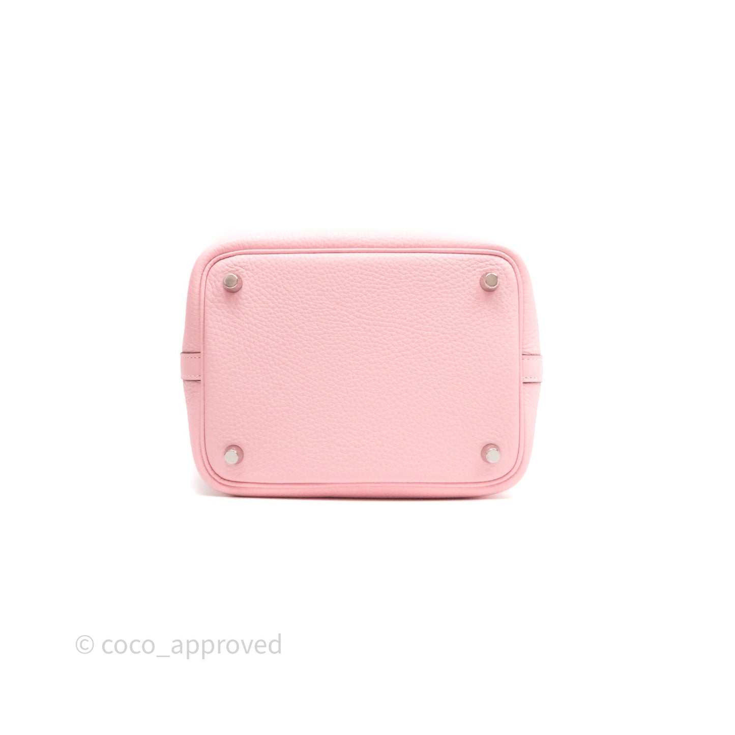 Hermès Picotin 18 Rose Sakura Clemence Palladium Hardware