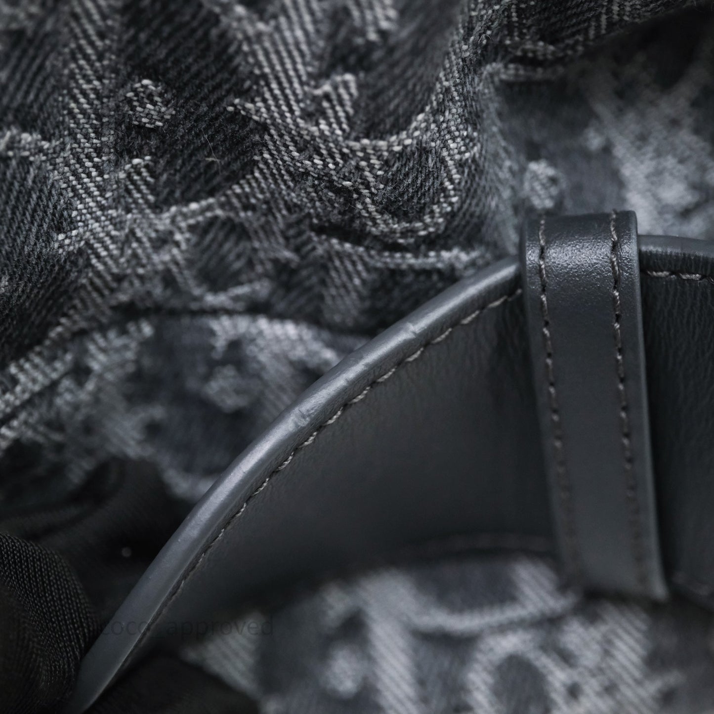 Dior Small D-Journey Bag Gray Denim Dior Oblique Jacquard