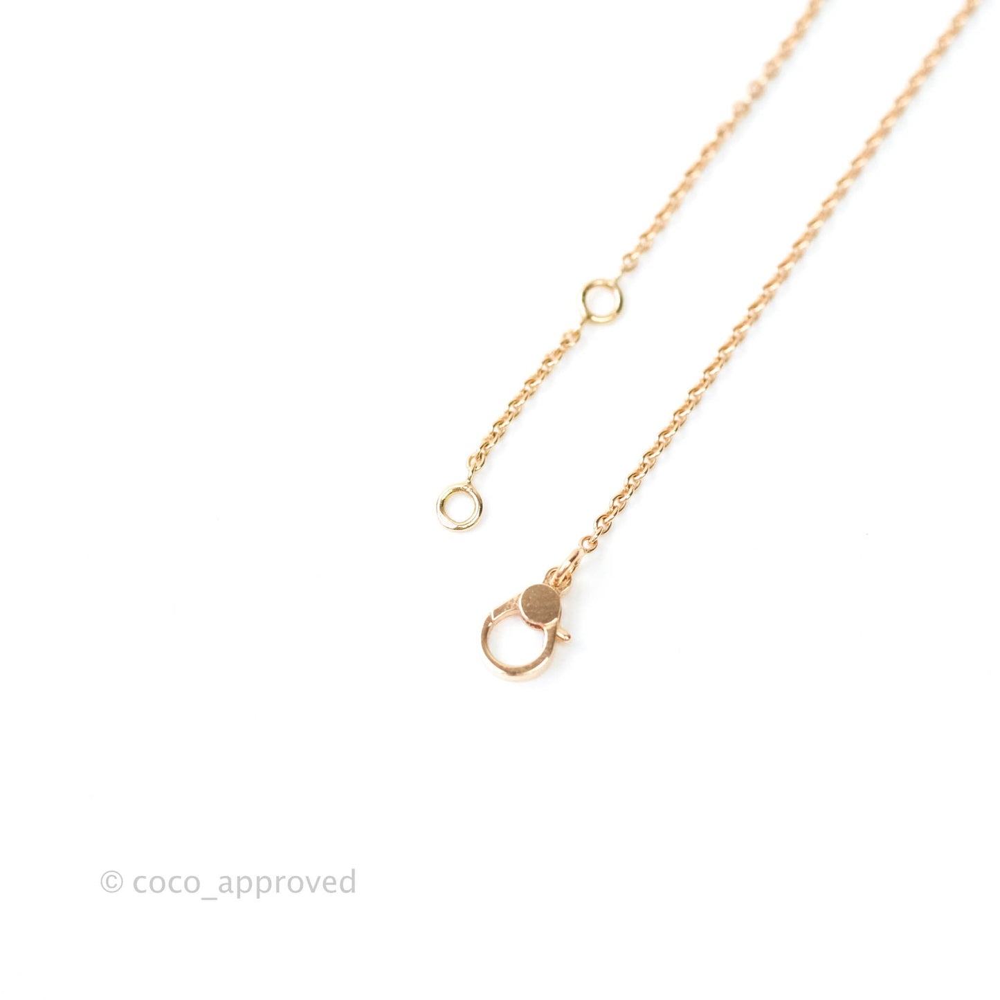 Hermès Finesse Necklace Rose Gold