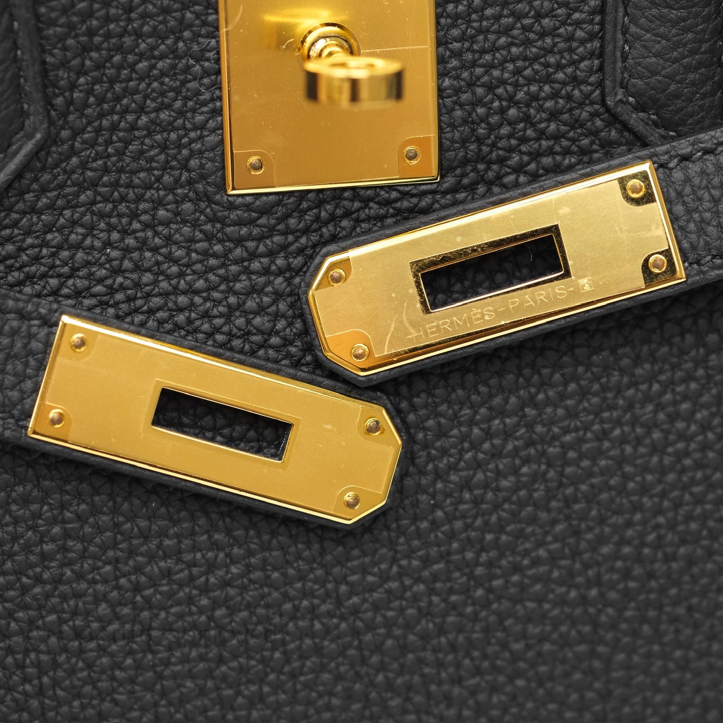 Hermès 3 In 1 Birkin 30 Retourne Black Noir 89 Togo Gold Hardware