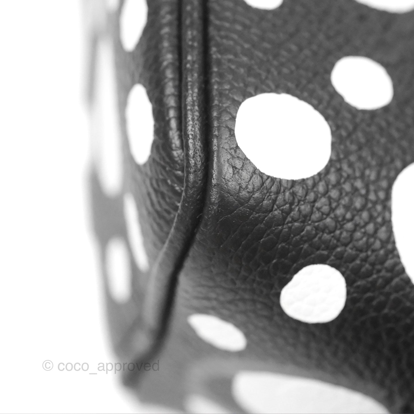 LV x Yayoi Kusama Nano Speedy Infinity Dots Black/White Silver Hardware