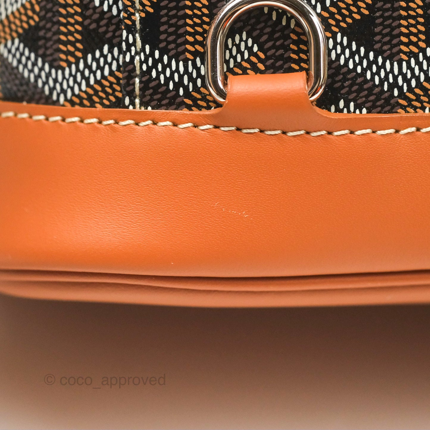 Goyard Alpin MM Backpack Black/ Tan