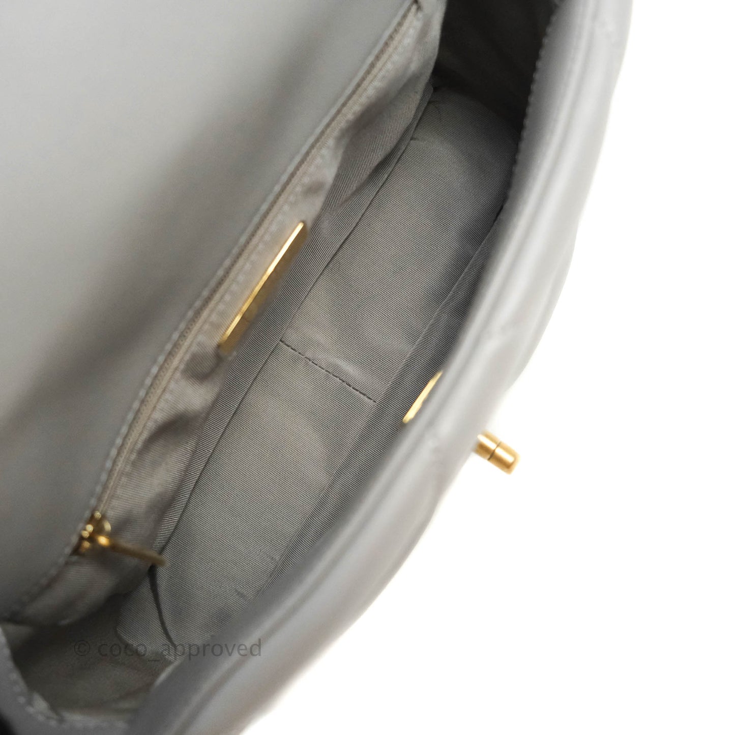 Chanel 19 Small Grey Mixed Hardware 21B