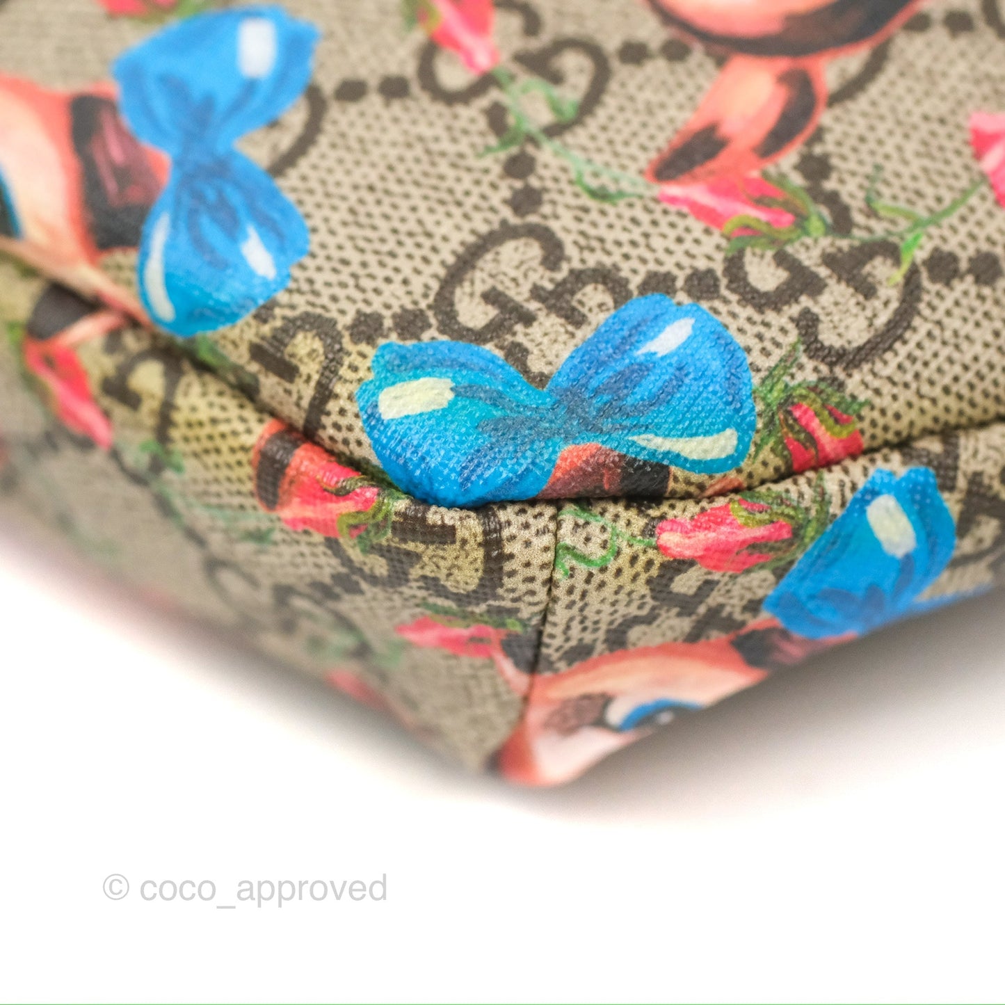 Gucci Girls Supreme Monogram Deer Belt Bag
