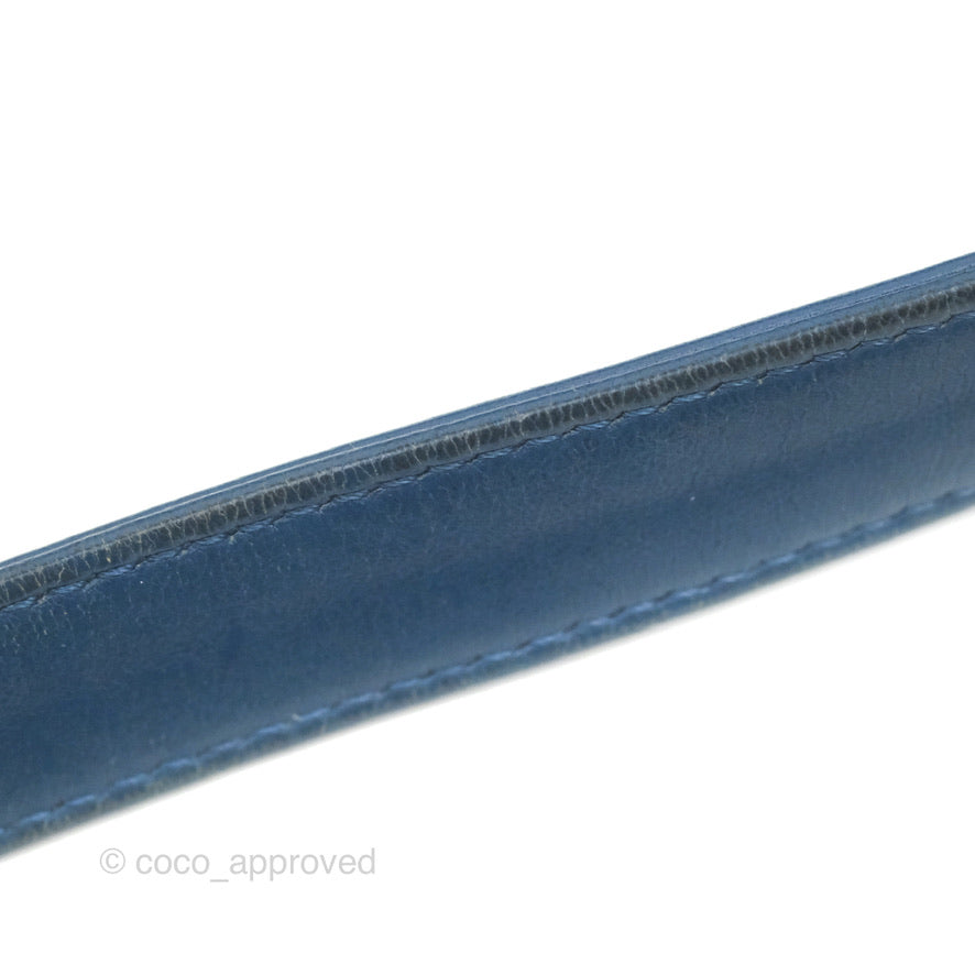 Chanel Medium Boy Blue Denim Tweed Ruthenium Hardware