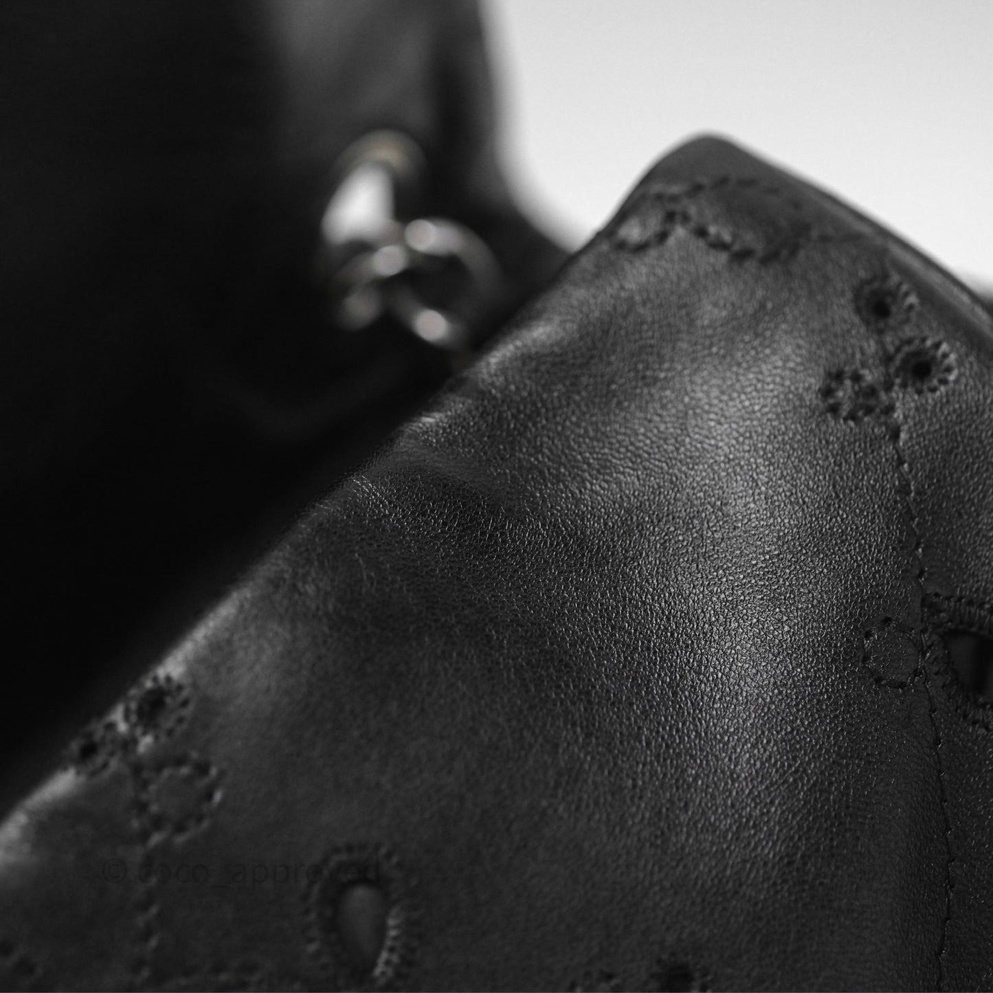 Chanel Embroidered Butterfly Flap Black Lambskin Ruthenium Hardware