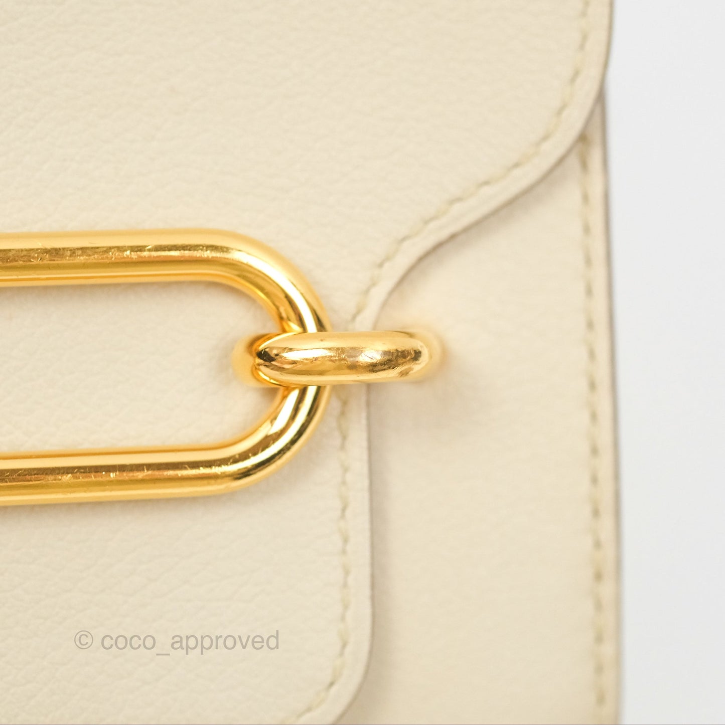 Hermès Roulis Mini 18 Beton Evercolor Gold Hardware