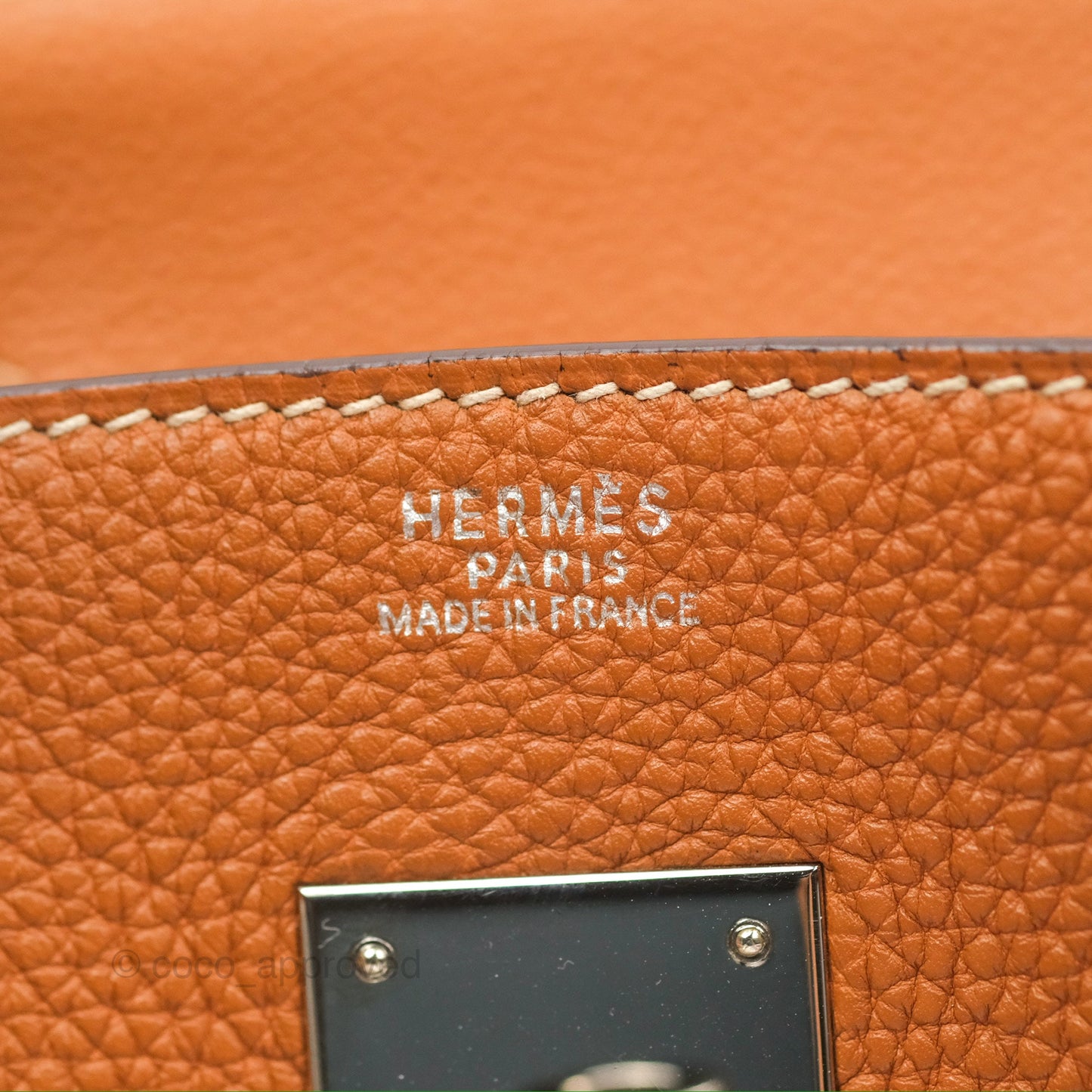 Hermès Birkin 30 Retourne Gold Clemence Palladium Hardware