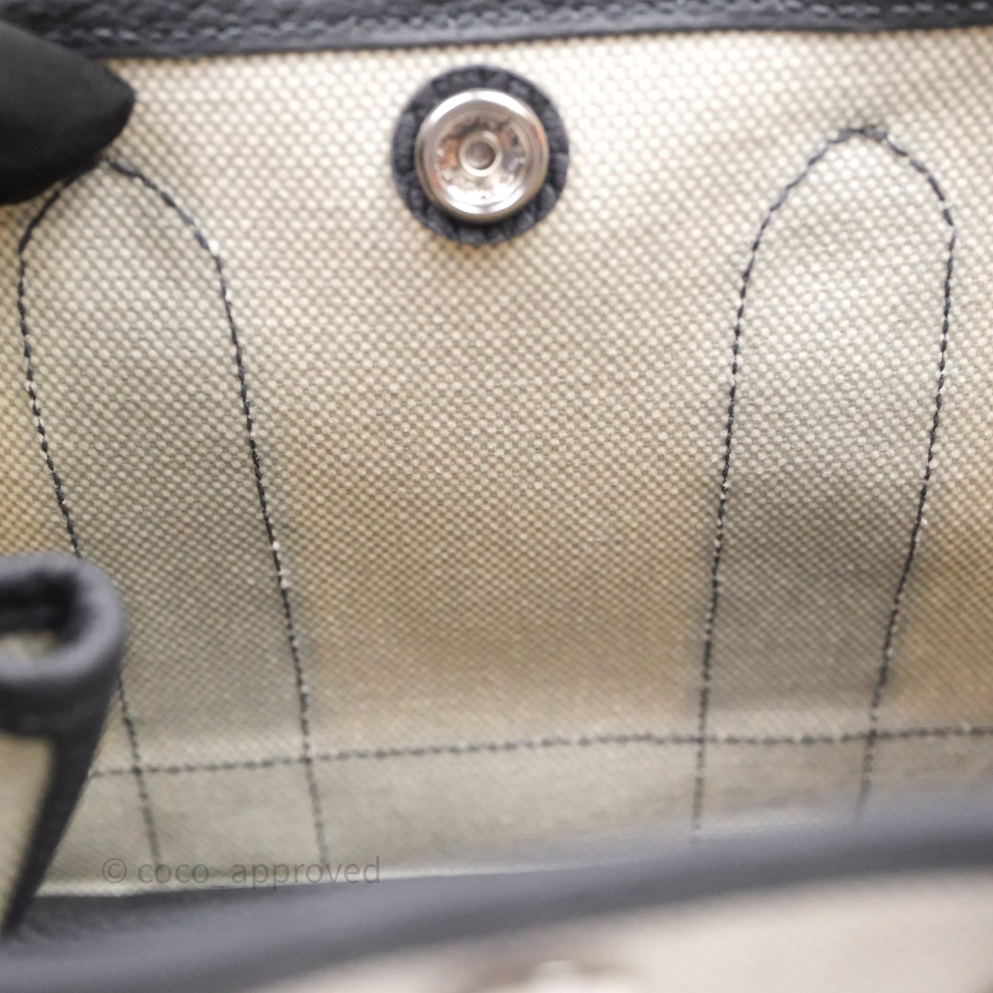 Hermes Mini Garden Party Bleu Glacier/ Ardoise Palladium Hardware