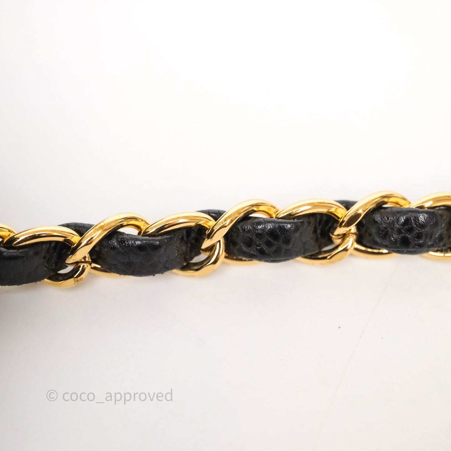 Chanel Classic M/L Medium Flap Quilted Black Caviar Gold Hardware