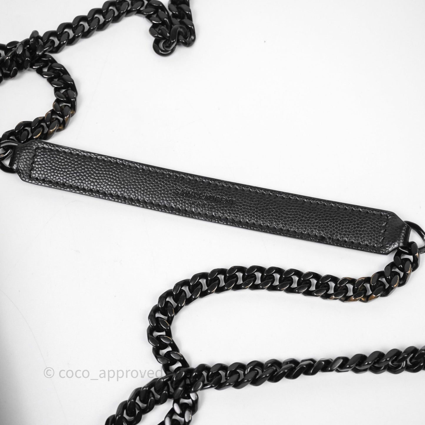 Saint Laurent Envelope Medium So Black Caviar