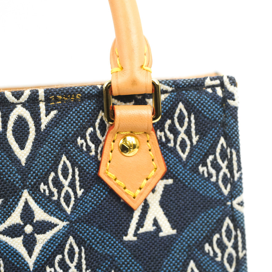 Louis Vuitton Petit Sac Plat Bag Denim Since 1854