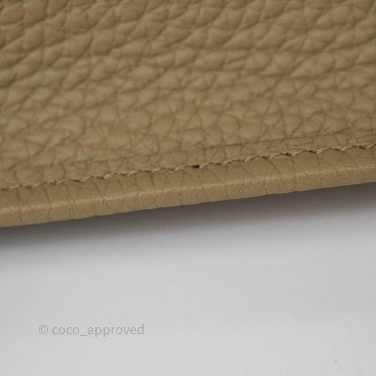 Hermès Mini Evelyne 16 Beige Marfa 8Q Clemence Gold Hardware