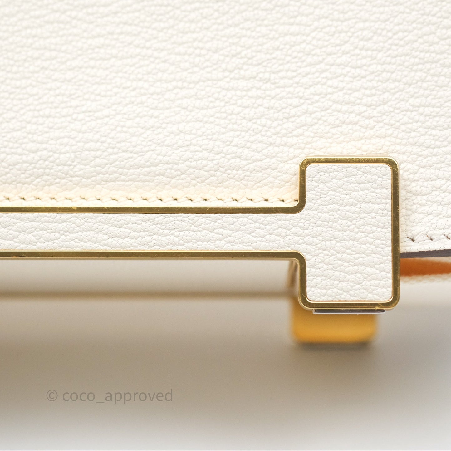 Hermès Geta Bag Nata I2 Chevre Mysore Gold Hardware