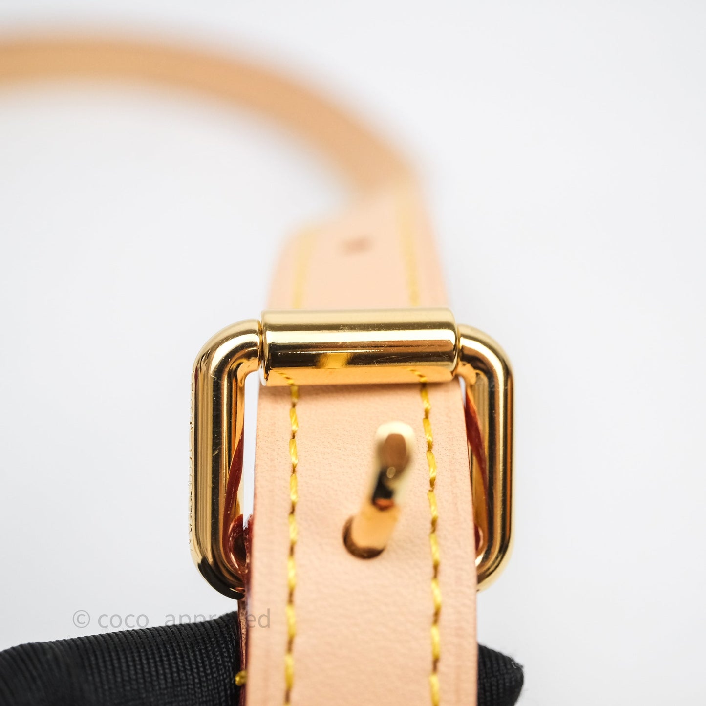Louis Vuitton Saumur BB Monogram Bag Gold Hardware
