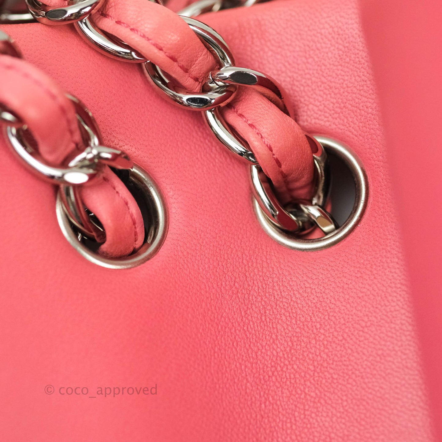 Chanel Jumbo Double Flap Pink Lambskin Silver Hardware⁣⁣