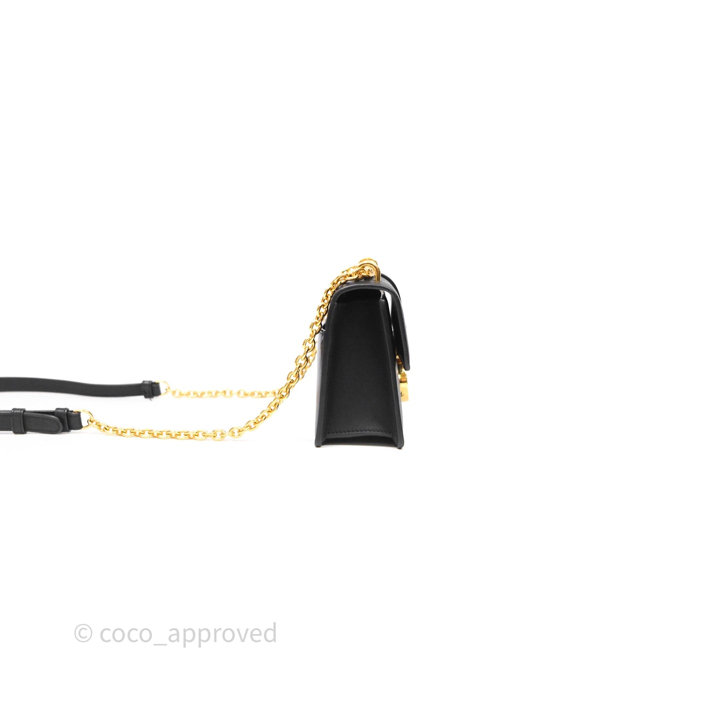 Christian Dior 30 Montaigne East-West Chain Bag Black