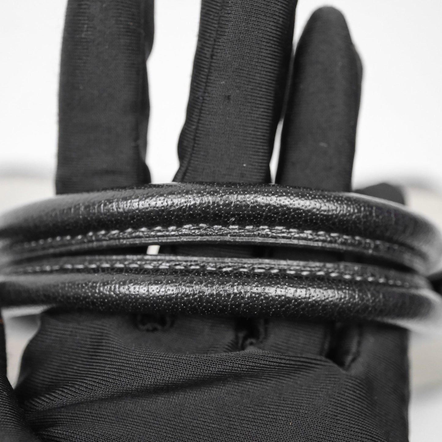 Hermes Vintage Mini Garden Party Noir 89 Canvas Palladium Hardware
