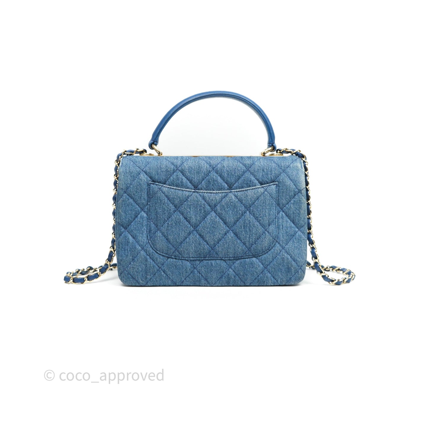 Chanel Small Trendy CC Denim Gold Hardware