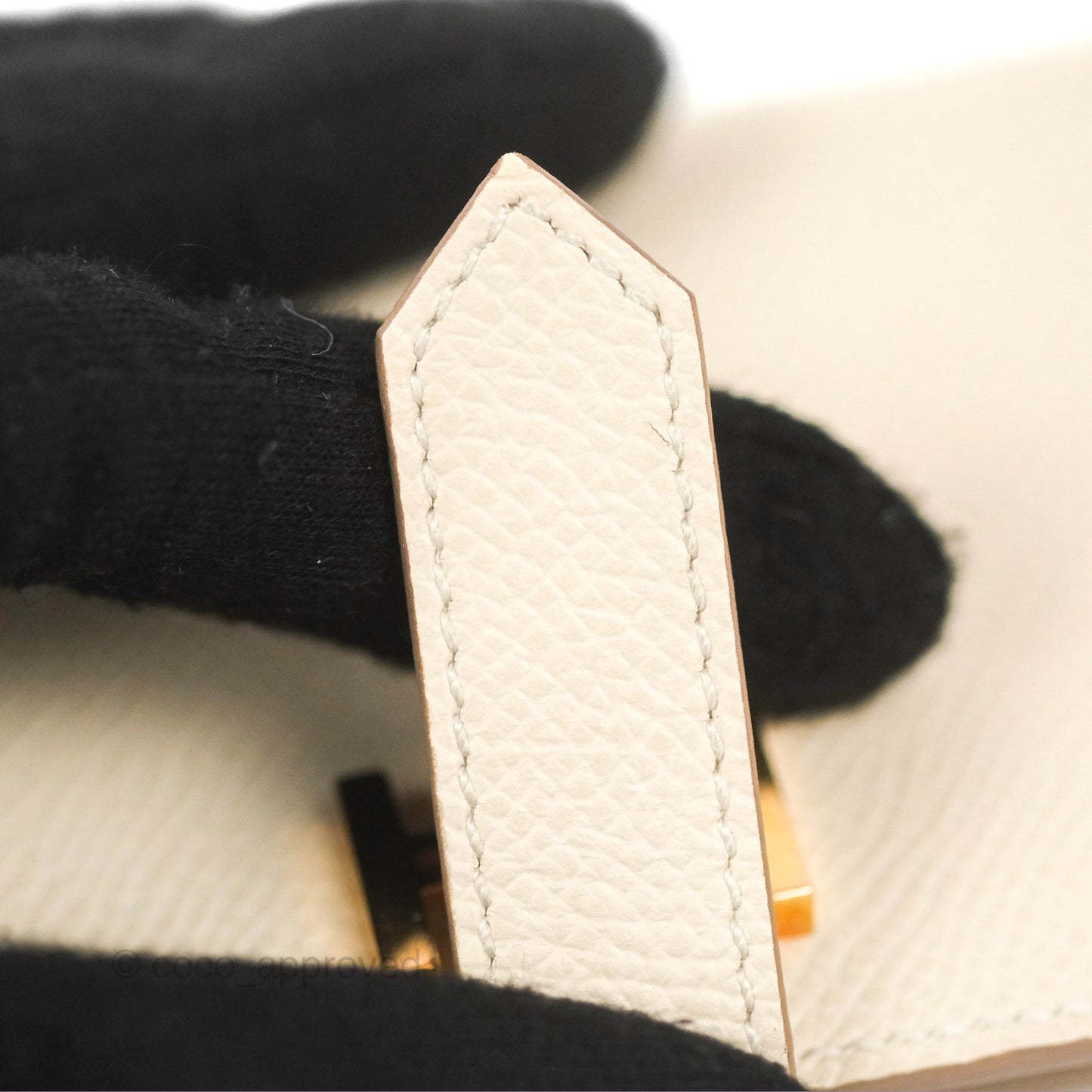 Hermès  Bearn Card Holder Nata Epsom Rose Gold Hardware