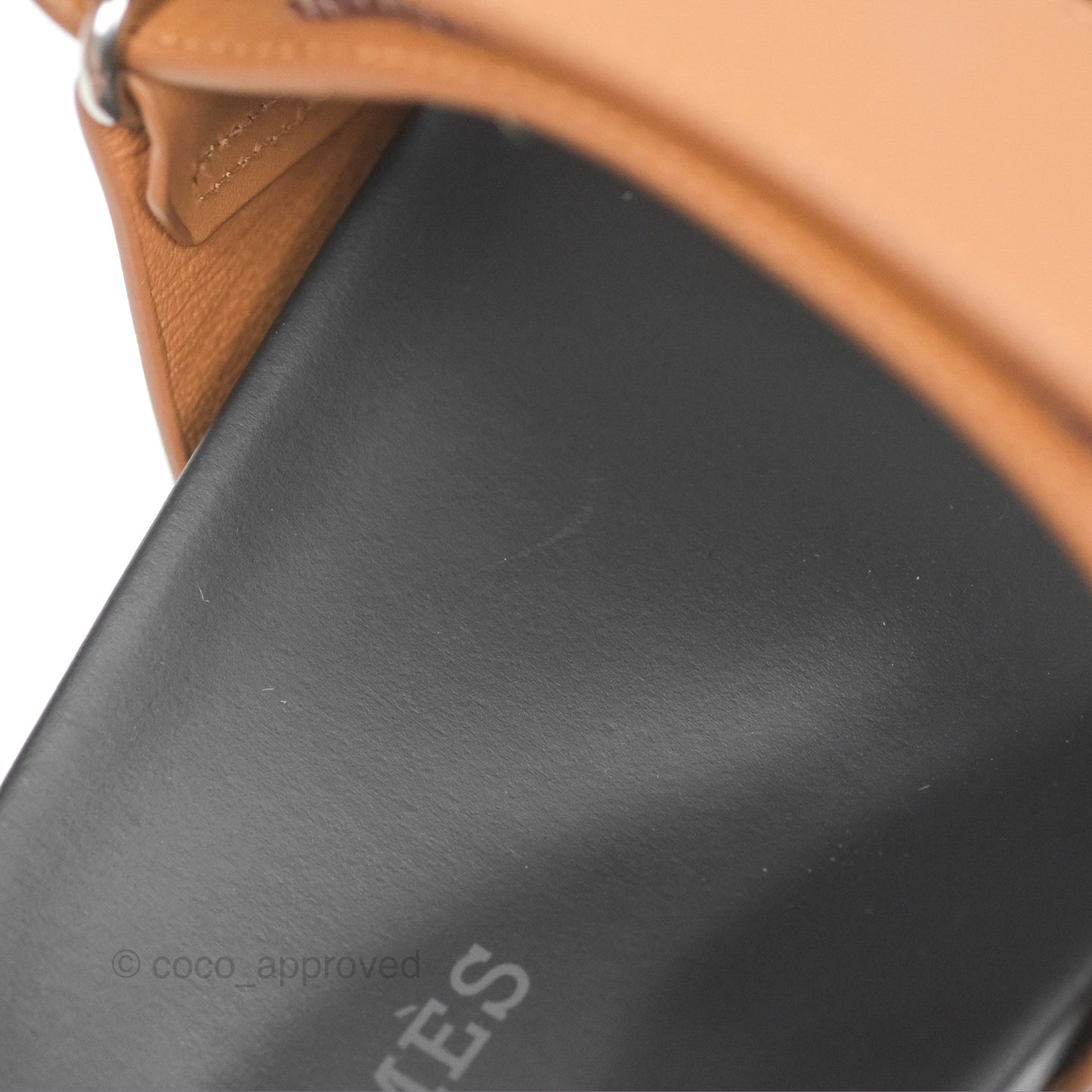Hermès Chypre Sandal Gold Calfskin Size 35.5