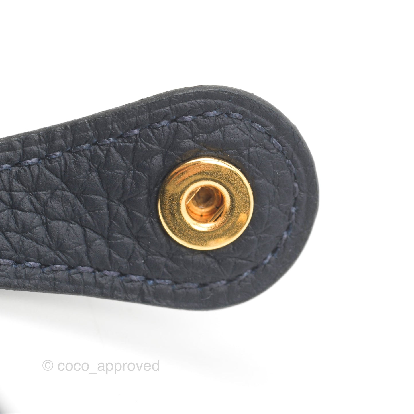 Hermès Mini Evelyne 16 Bleu Nuit 2Z/ Blue Saphir 73 Clemence Gold Hardware