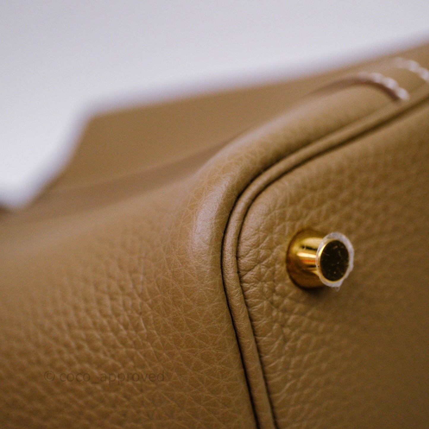 Hermès Picotin Lock 18 Etoupe Clemence Gold Hardware