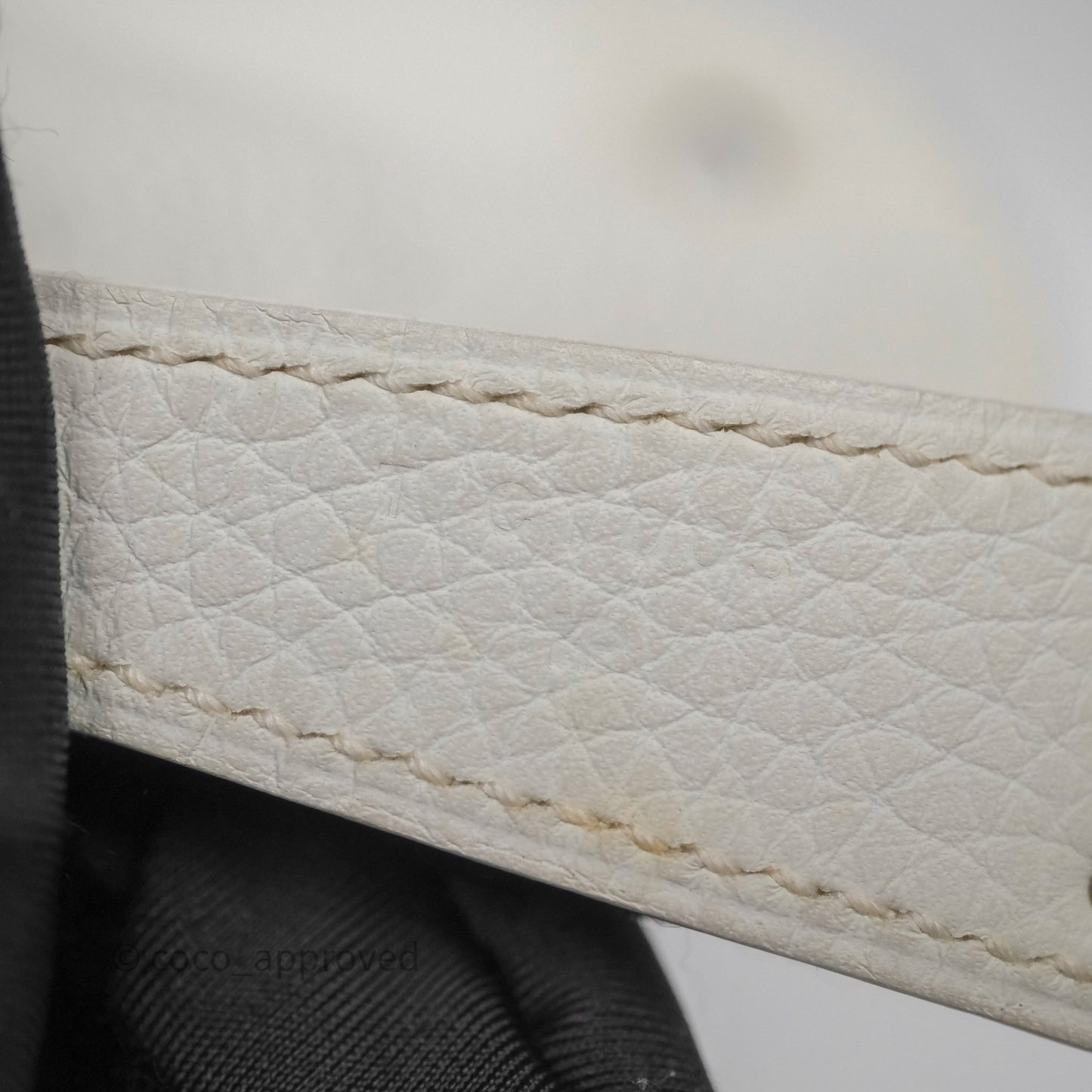 Hermès Lindy 30 White Clemence Palladium Hardware
