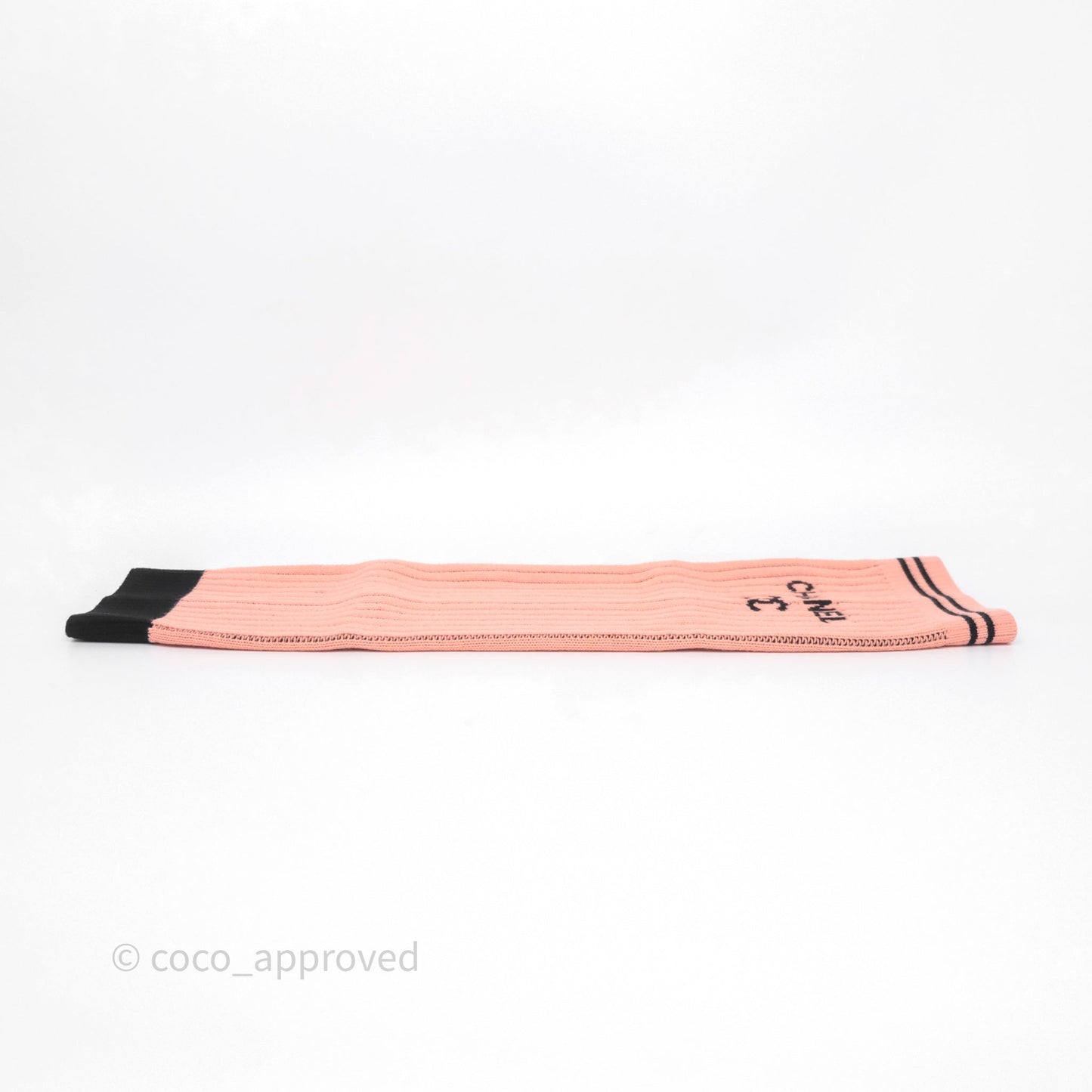 Chanel Branded CC Logo Pink Leg Warmers
