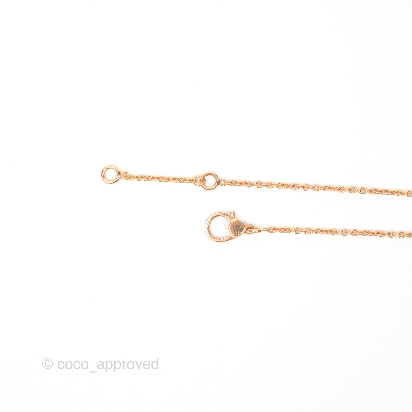 Hermès Finesse Necklace Rose Gold