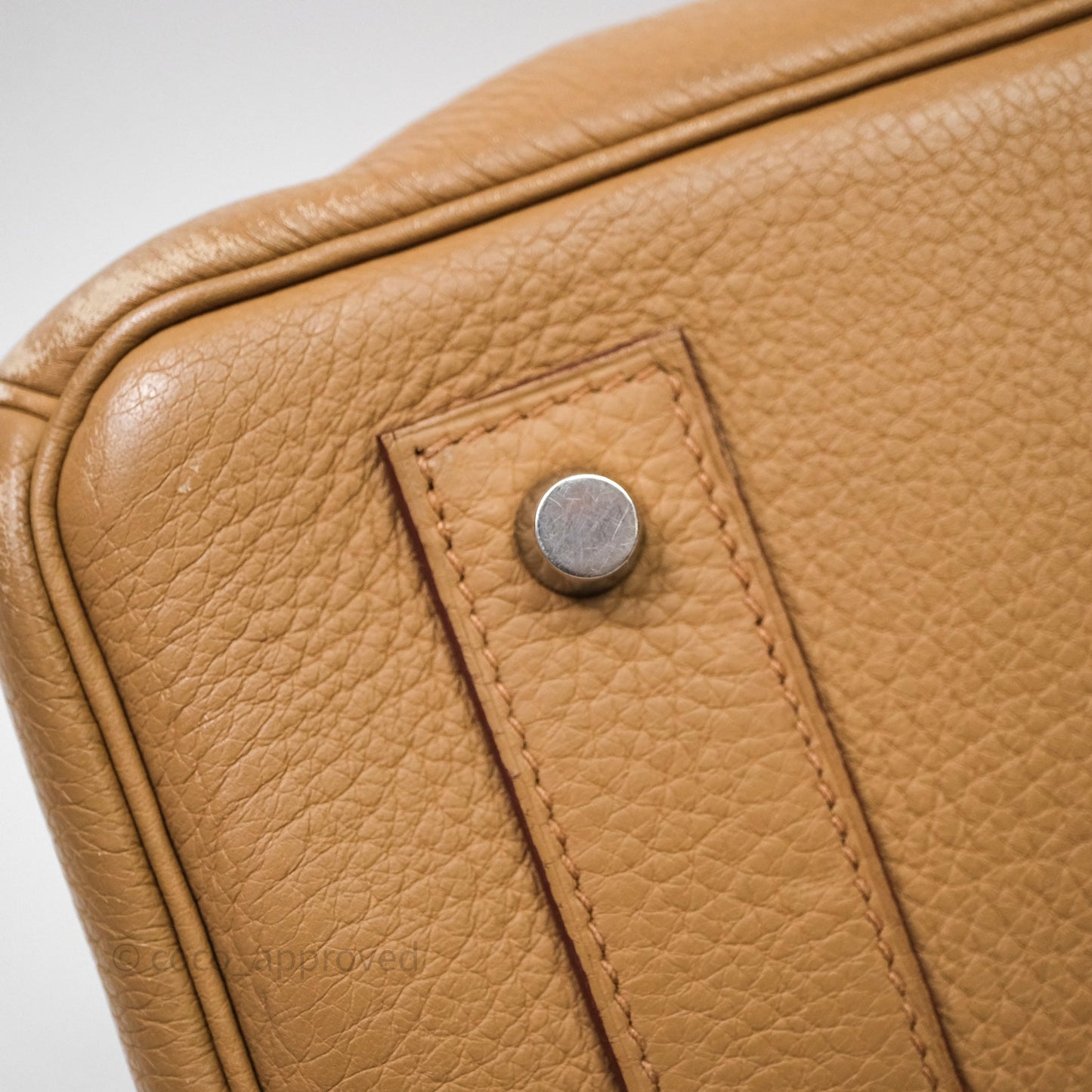 Hermès Birkin JPG Shoulder Bag 42 Tabac Camel 24 Palladium Hardware