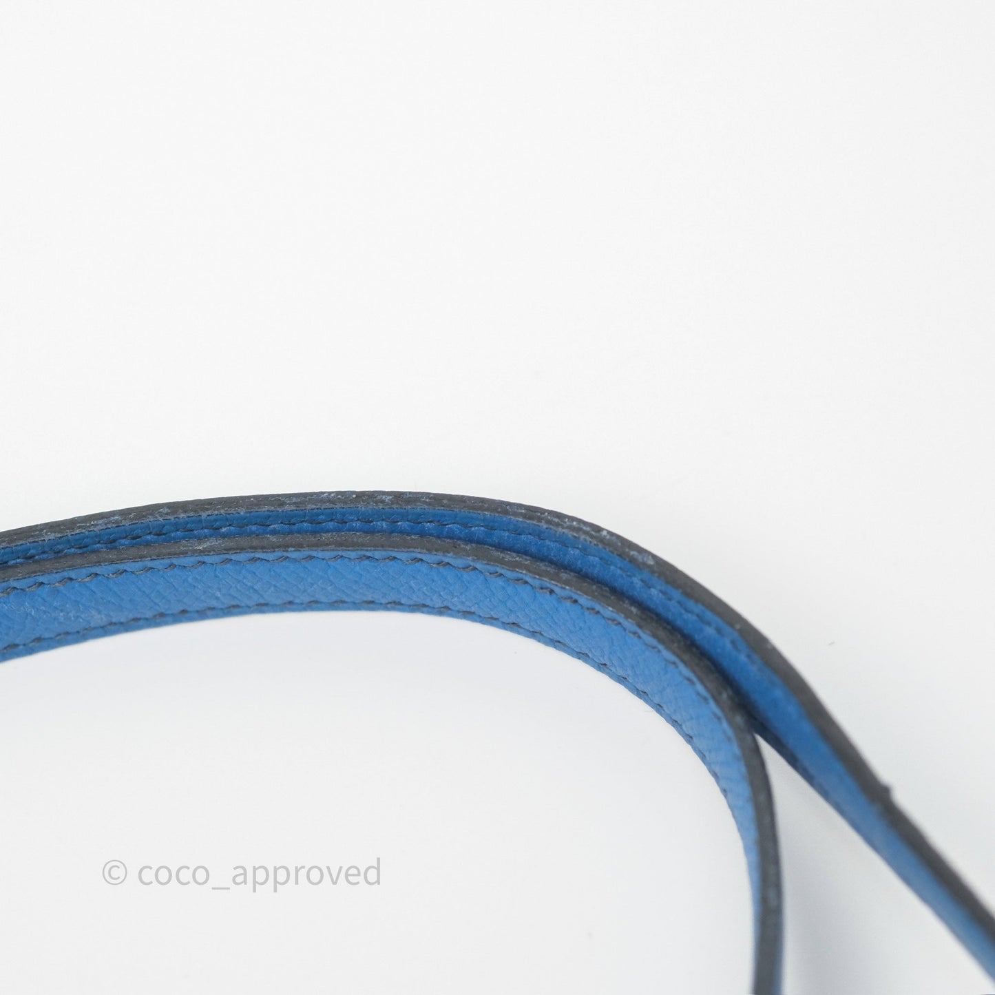 Hermès Constance Mini 18cm Bleu Izmir 7W Epsom Gold Hardware