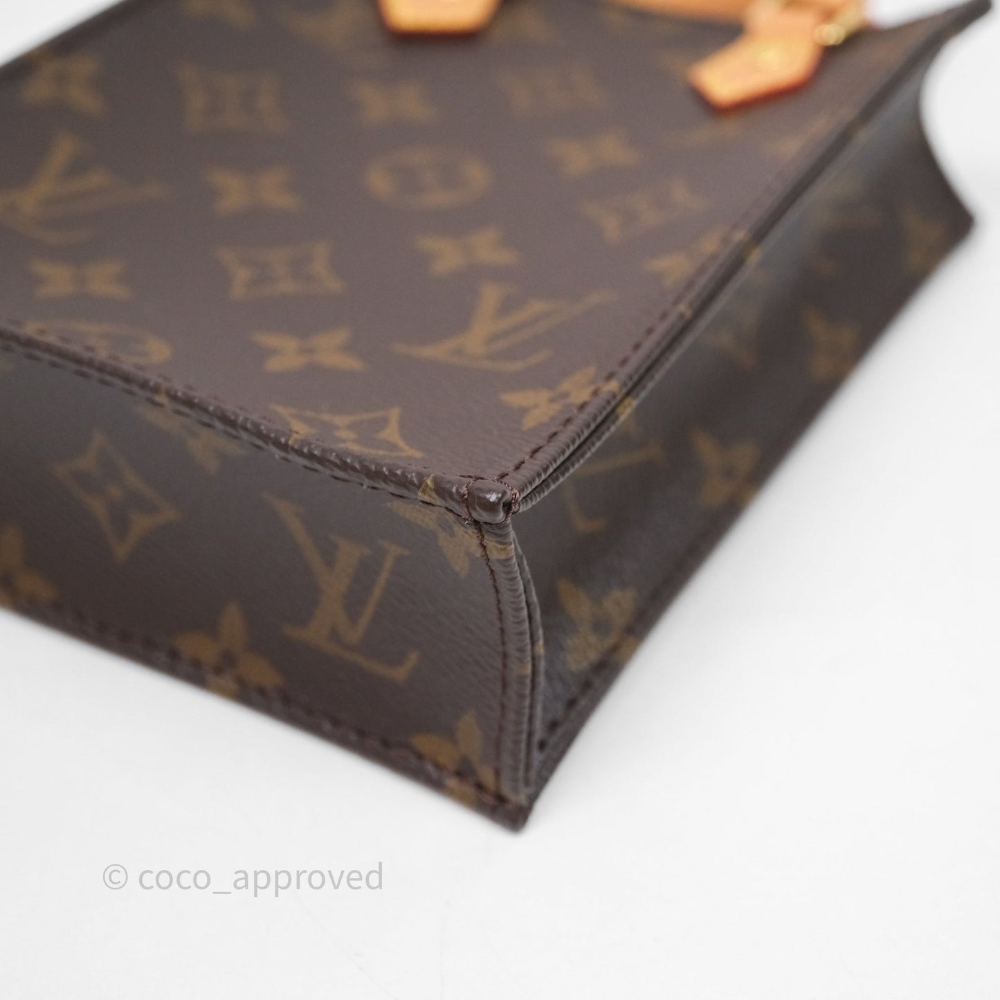 Louis Vuitton Petit Sac Plat Bag Monogram Canvas