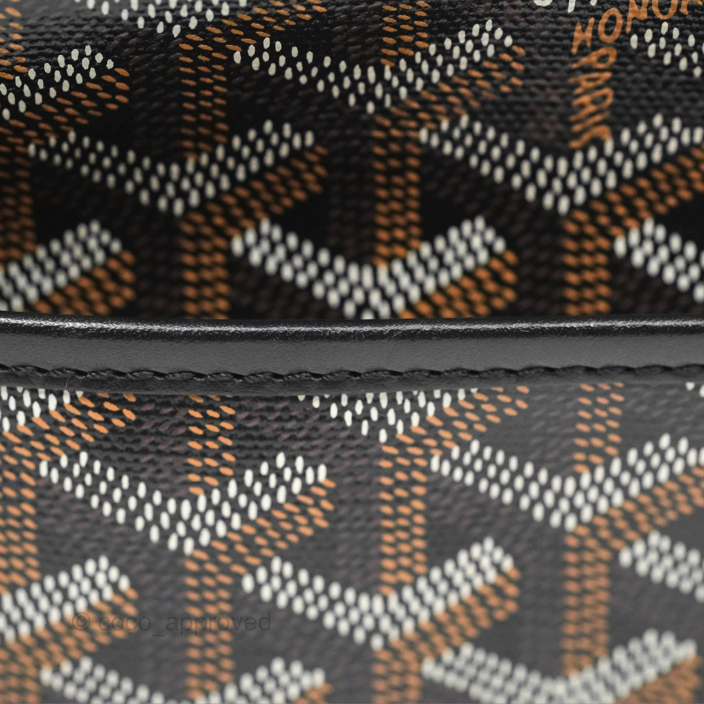 Goyard Cap-Vert PM Bag Black Goyardine