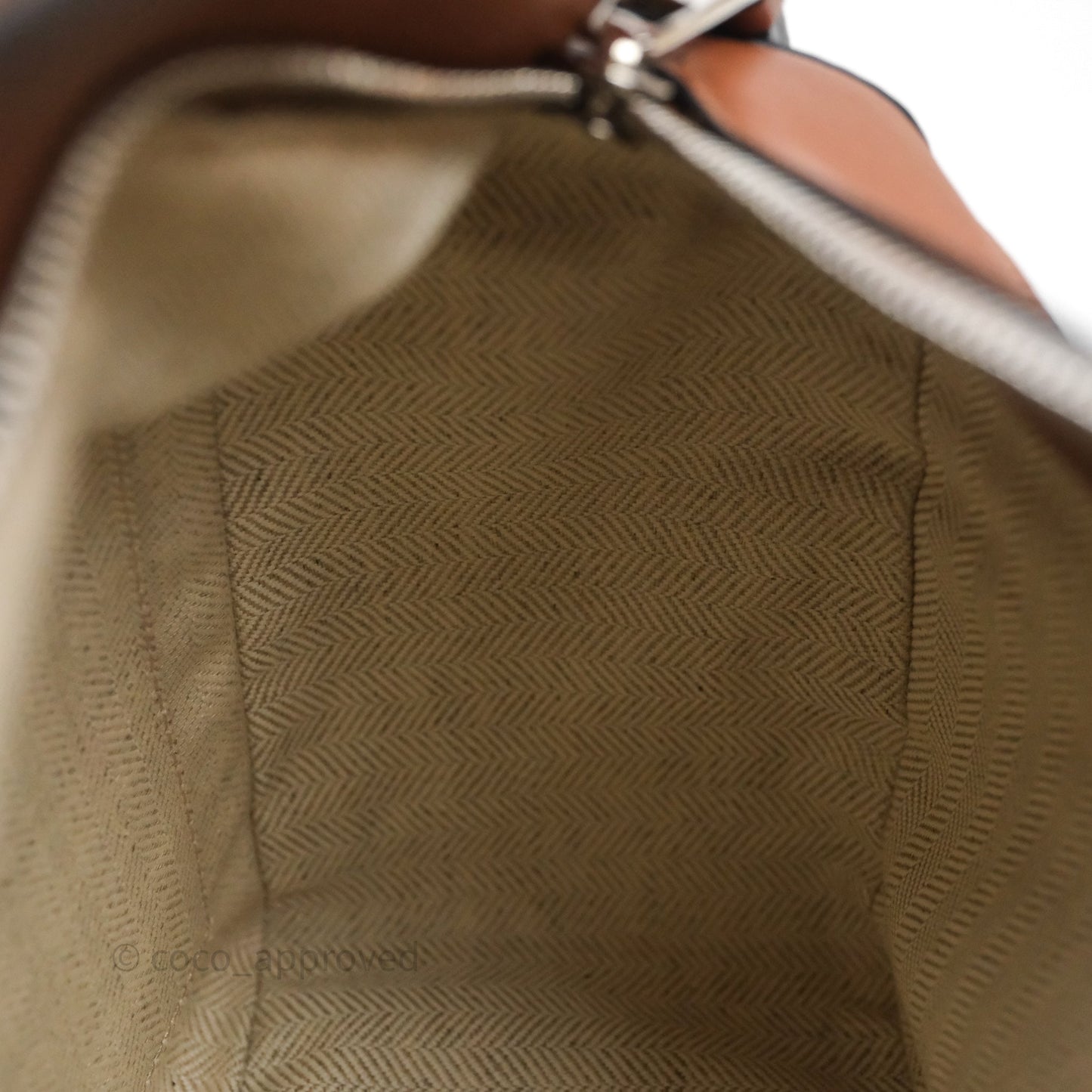 Loewe Small Puzzle Bag Tan Calfskin Gold Hardware