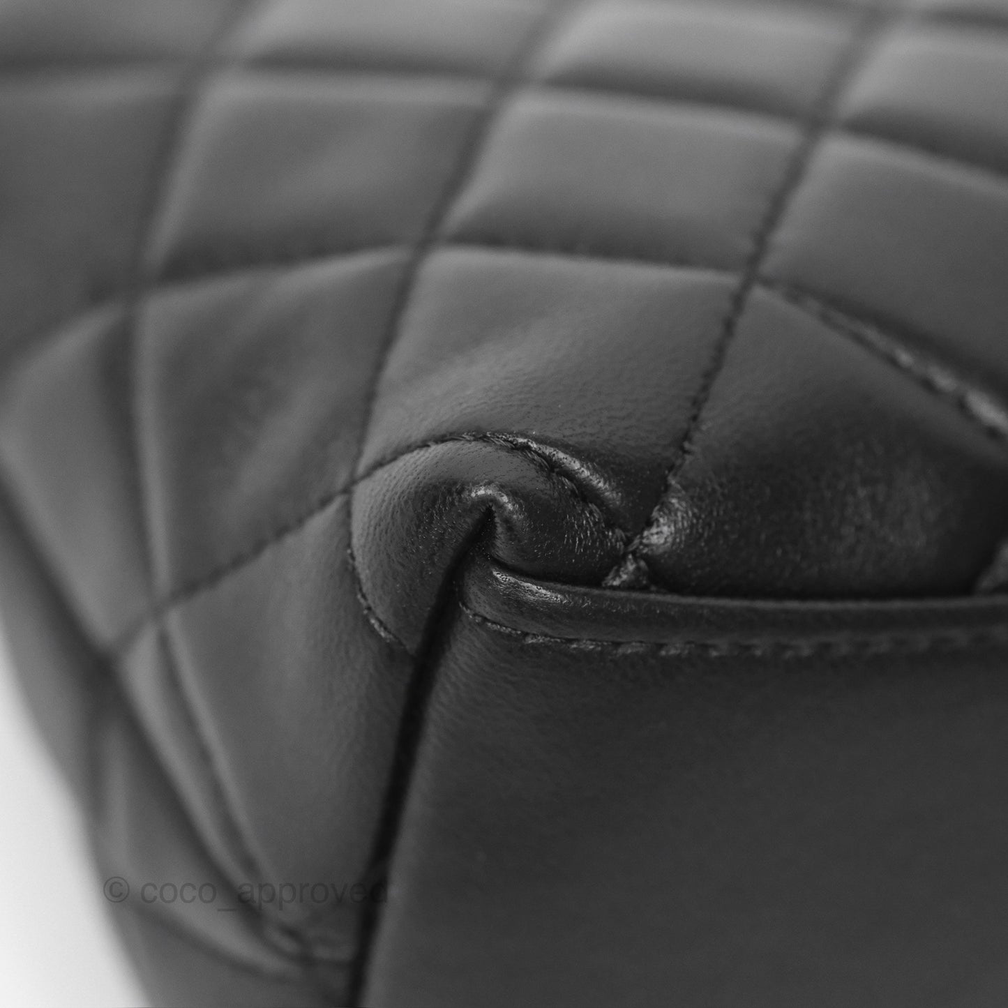 Chanel Clutch With Chain Black Lambskin Gold Hardware 23A