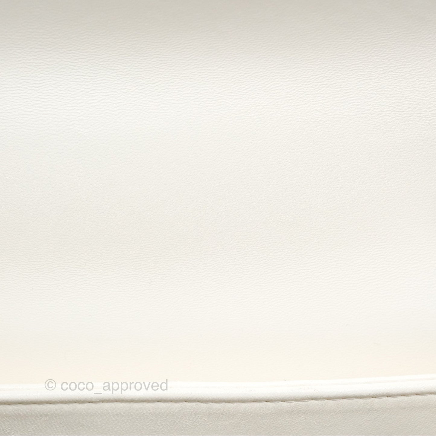 Chanel Trendy CC Small White Lambskin Black Hardware